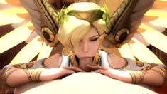 Sexy Mercy with Little Cunt Sucking a Big Cock