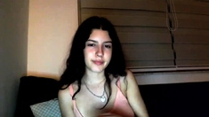 Hottest brunette solo webcam masturbation 2