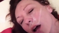 Homemade russian girl facial