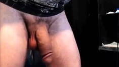 Massive thick long un cut cock and balls