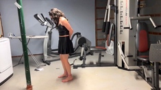 Girl In Self Bondage Adventure