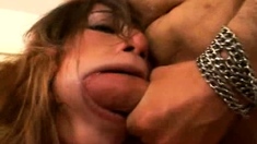 Big tit MILF sucks and fucks a big cock