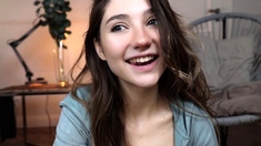 Close up teen masturbation