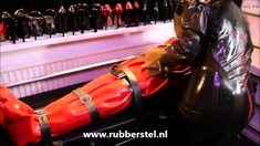 gentle fetish anal actions with latex and bdsm