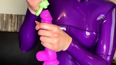 Beautiful Sonya having a horny solo toy masturbation