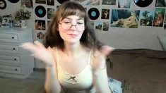 Amateur Webcam Teen Flashes Masturbates