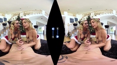 Blonde teen finger fucked POV