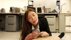 Erotic amateur girl giving blowjob and titjob in POV