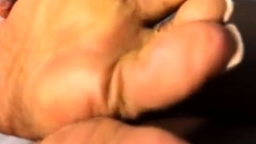 Risi foot Fetish movie with high heel masturbation
