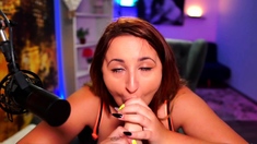Big butt bbw stuffs toy in big boob bbw ass