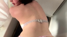 Brunette love hardcore doggystyle sexing