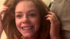 Young amateur teen in solo masturbation getting kinky