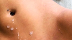 Amateur homemade hardcore three some with cumshot