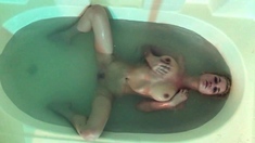 Tasty amateur blonde babe masturbating on web cam