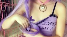 Amateur webcam babe dildo masturbation