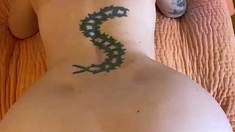 Perfect ass brunette sucing and banging POV