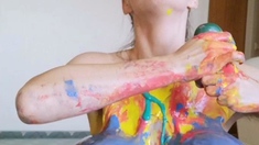 Close up amateur masturbating solo