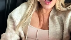 Blonde amateur milf does anal on pov camera 11