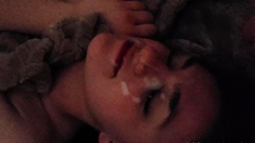 Amateur slut blowjob cumshot