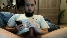 Str8 Guy Strokes It Out After Long Abstinence