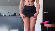 Brunette Solo Webcam Masturbation