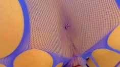 Cumshot wanting amateur MILF wanks cock in POV video