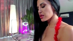 Wild Girl Brunette Solo Masturbation