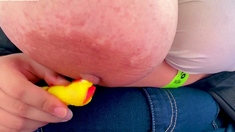 Great Big Boobs On Masturbating Redhead