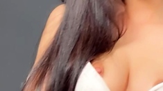 Brunette Solo Webcam Masturbation