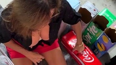 Big Boob Brunette Masturbates On Webcam