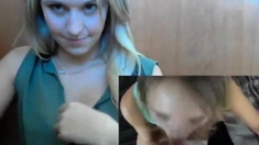 Amateur Blond Give Nice POV Blowjob