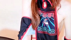 Shemale Tranny Enjoying Solo Masturbation