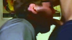 Big Cock Blowjob and Facial for My Buddy