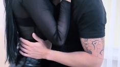 A Slutty Wife Made Me Cum On Her Latex Leggings