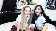 Tranced amateur hypnotized teen fingers and toys her pussy