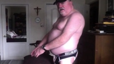 Mature Bear Strips And Strokes