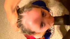 Amateur MILF blowjob cumshot