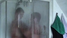 Redhead Bbw Teen's Hot Shower