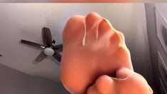 A nylon and foot fetish