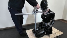 Orangeboys Bondage Studio Deep Throat Training For Latex Jk