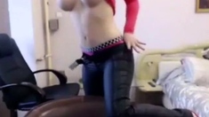 Big Tits Exposed on Webcam