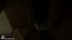 A Couple Of Hot Brunettes Are In The Kitchen Preparing Some Food