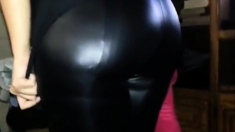 Leggins Legins Lycra Spandex Shiny Tight 1