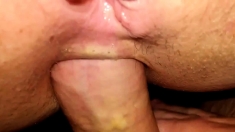 Fucking partners asshole closeup