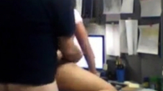 Hidden Security Cam Filmed Real Office Sex