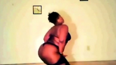 Sensual Black BBW Booty Twerk - Ameman