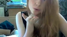 Redhead Teen Masturbaing