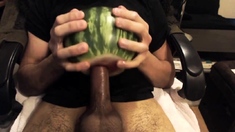 Fucking a Watermelon