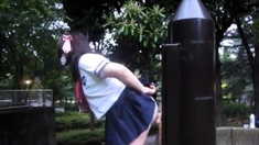 Amateur Japanese Teen Cd Outdoor Dildo