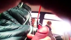 Two Girls Watch Bus Flasher
